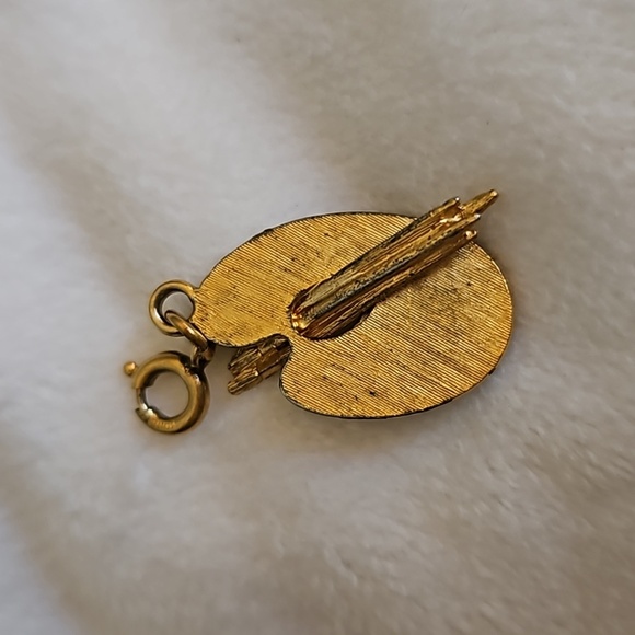 VTG MONET 1960s Artist Pallette Rainbow Crystal Charm - Picture 4 of 5